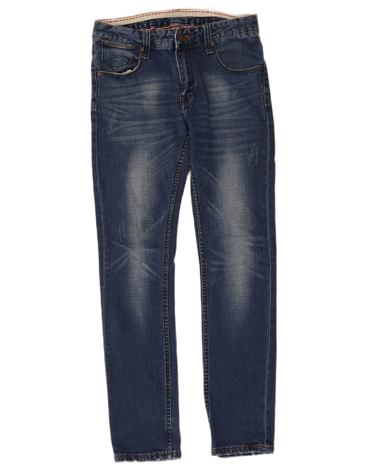 Женские узкие джинсы Levi's W29 L32 синие, хлопок