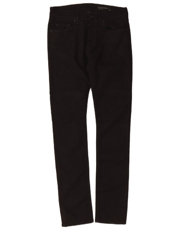 Мужские джинсы All Saints Cigarette Slim W30 L31, черные, хлопковые