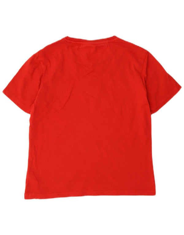 Женская футболка с коротким рукавом Tommy Hilfiger Top UK 10, маленькая красная