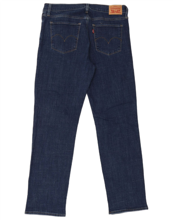 Женские прямые джинсы Levi's 314 Shaping W31 L30, синий хлопок