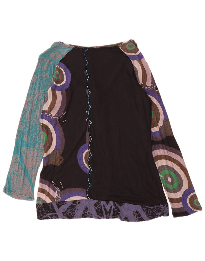 Женская туника Desigual с абстрактным узором UK 18 XL, разноцветная вискоза