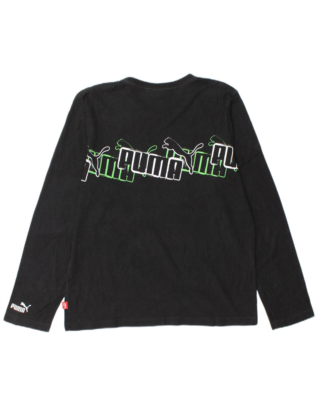 Мужской топ с длинным рукавом Puma, средний черный