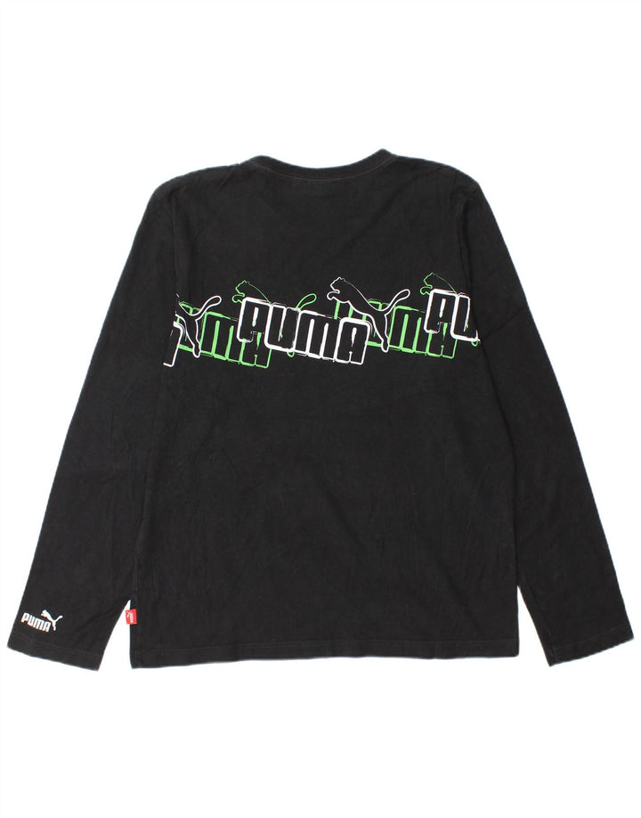 Мужской топ с длинным рукавом Puma, средний черный