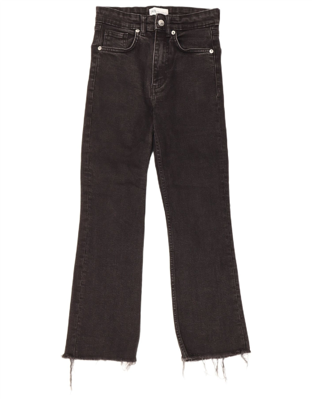 Женские джинсы Bootcut Zara EU 36 XS W26 L25 черные