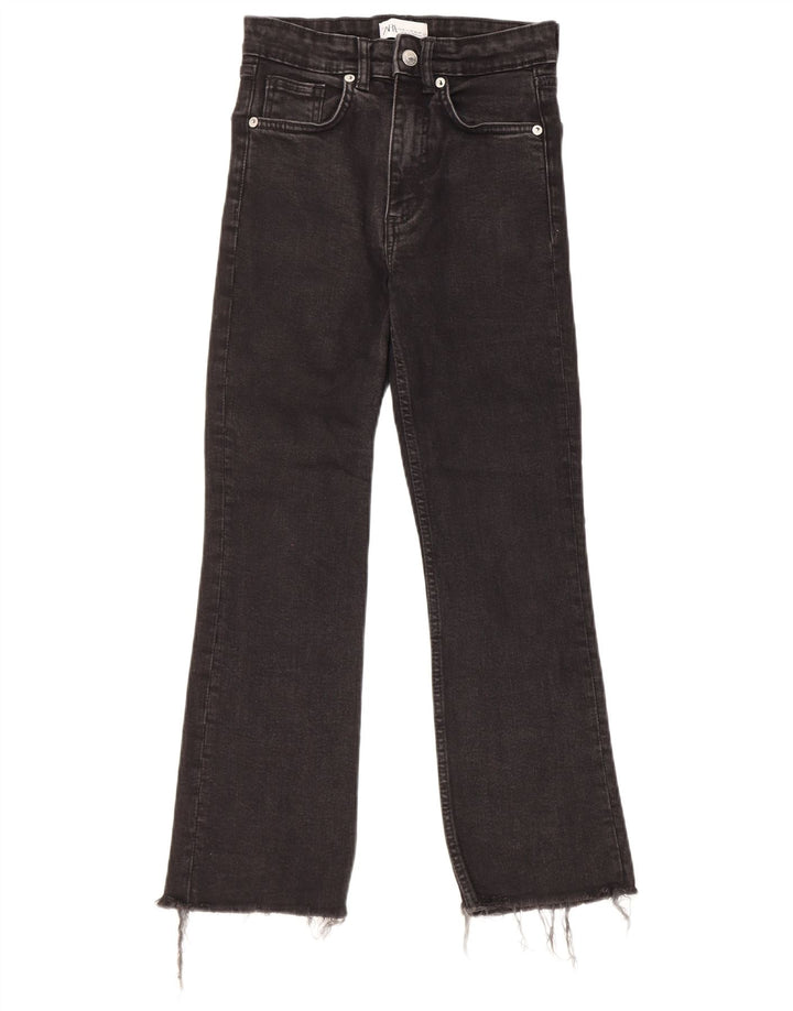 Женские джинсы Bootcut Zara EU 36 XS W26 L25 черные
