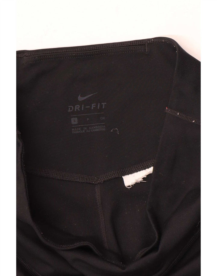 Женские леггинсы Nike Dri Fit UK 10, маленькие черные