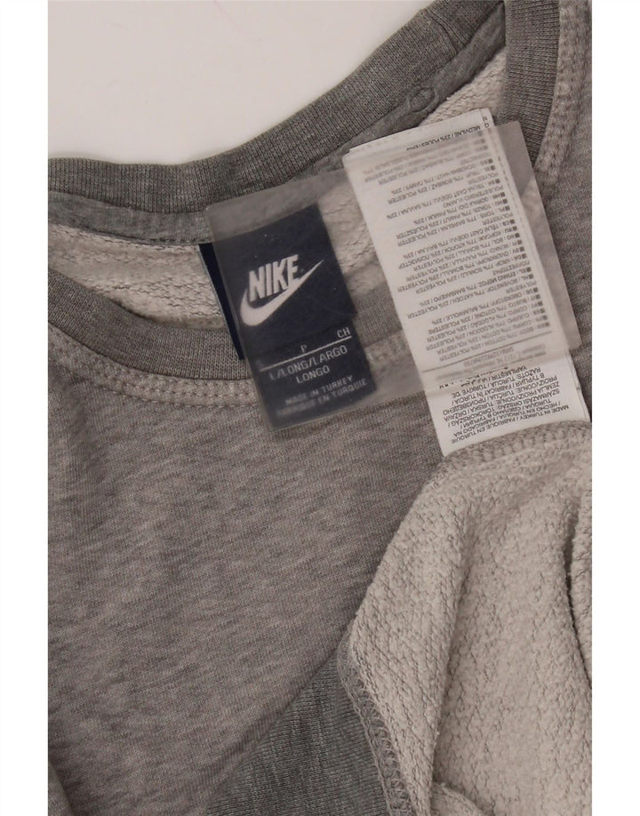 Мужской свитер Nike, маленький серый хлопковый джемпер в крапинку