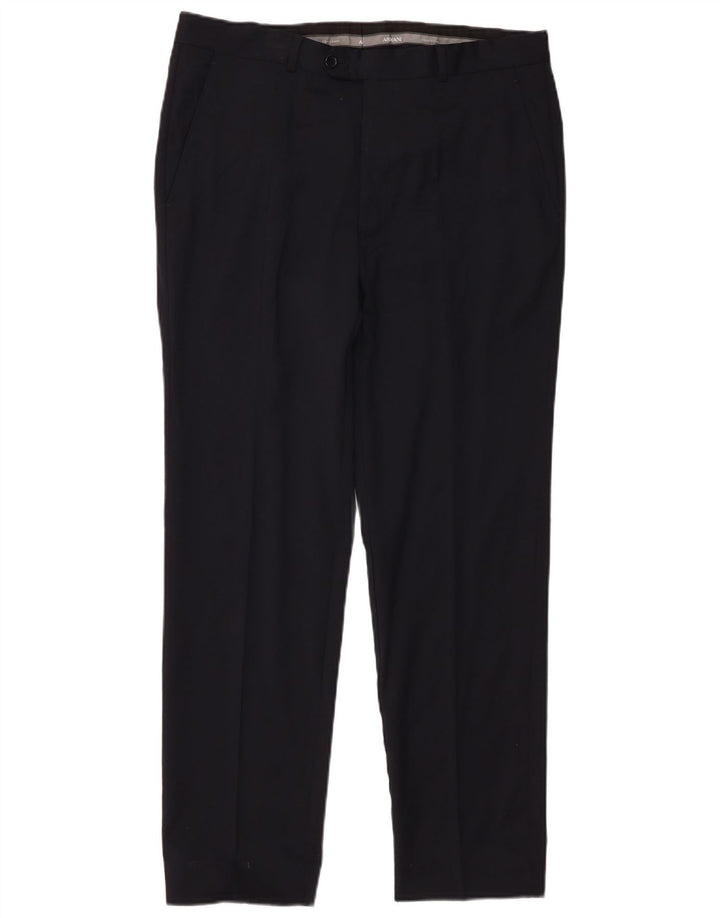 Брюки мужские прямые костюмные Armani W34 L28 черные