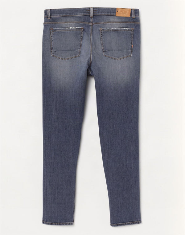 Мужские зауженные джинсы Trussardi W36 L34 синие