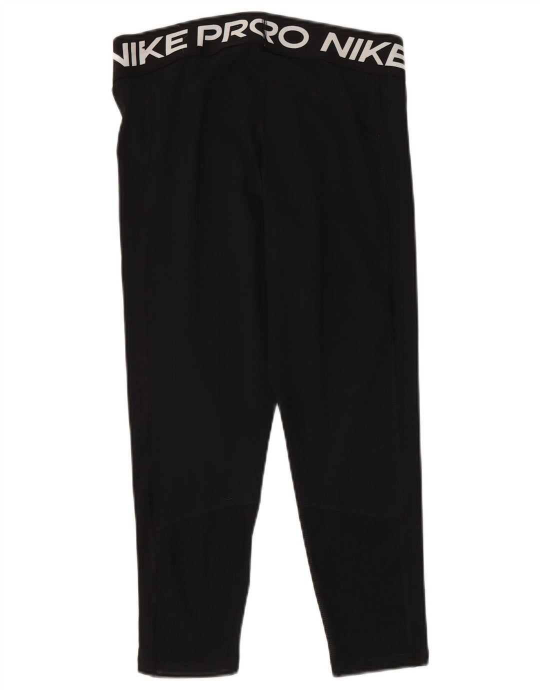 Женские леггинсы с рисунком NIKE Dri Fit UK 14, большие размеры, черный полиэстер