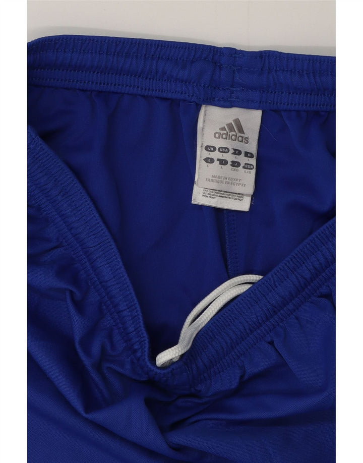Мужские спортивные шорты ADIDAS Climalite, большие синие, полиэстер