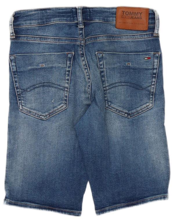 Tommy Hilfiger Мужские джинсовые шорты Scanton Slim W29, маленькие синие, хлопок