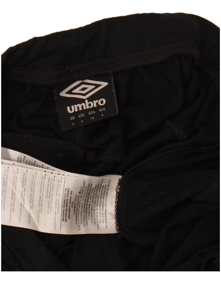 Мужские спортивные брюки Umbro, большие черные из полиэстера