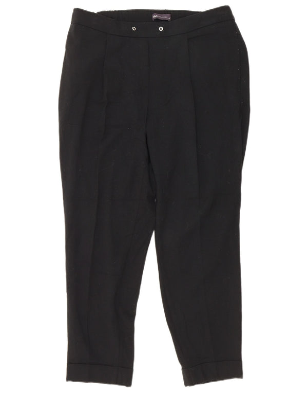 Женские укороченные брюки узкого кроя Marks & Spencer UK 12 Medium W30 L25 черные