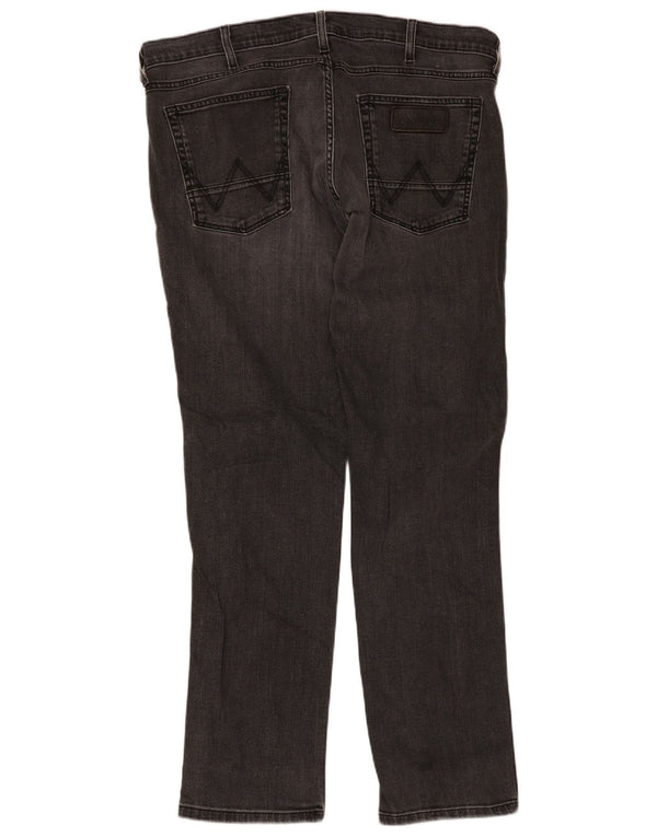 Мужские узкие джинсы Wrangler W38 L32, серый хлопок