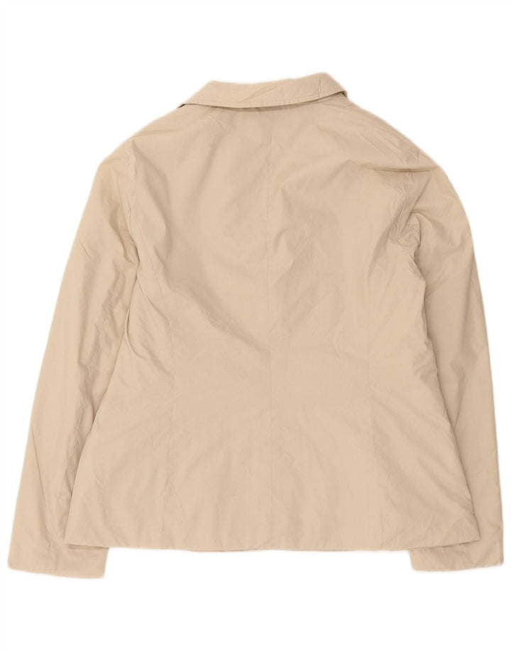 Женский пиджак Zara UK 18 XL, бежевый полиэстер