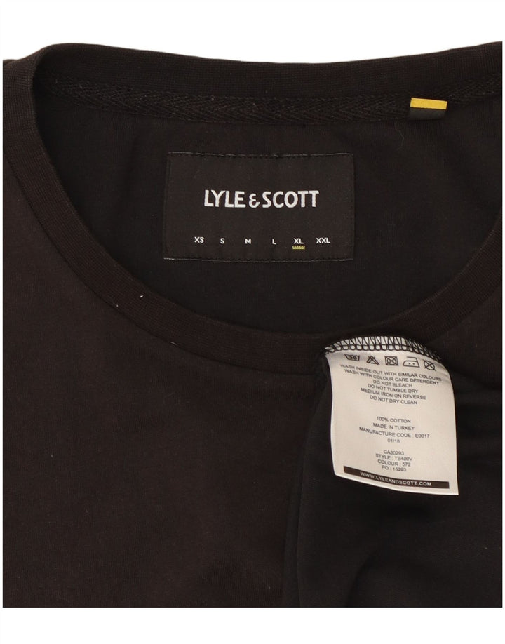 Мужская футболка Lyle & Scott Top XL, черный хлопок
