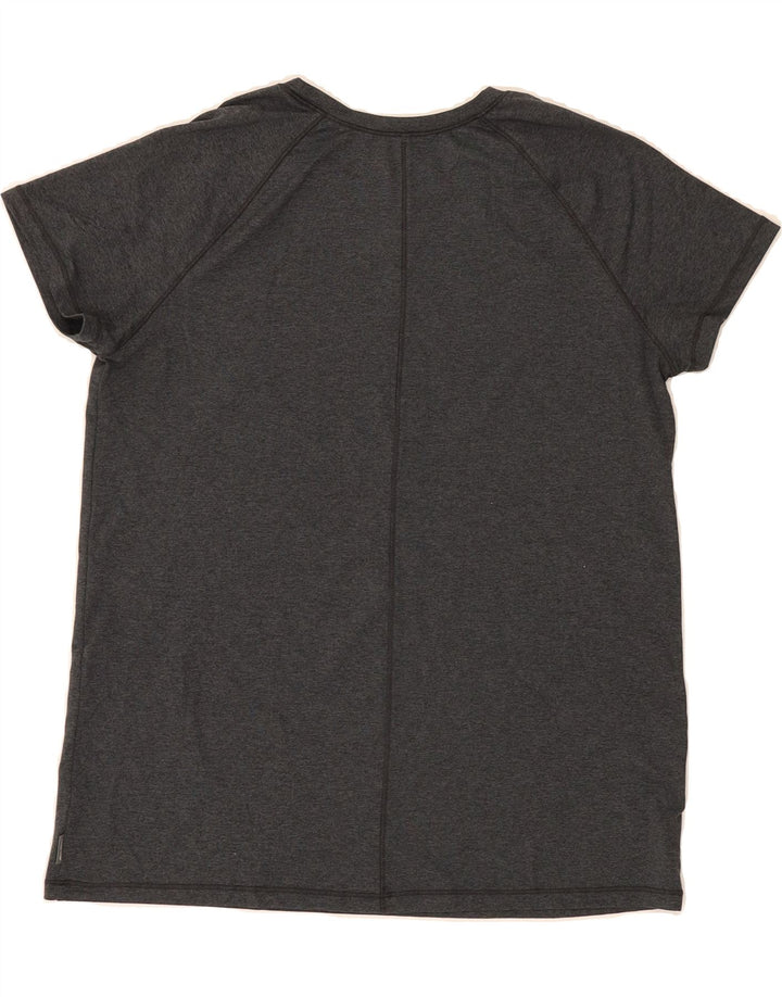 EDDIE BAUER Womens T-Shirt Top UK 10 Small Grey Vintage Eddie Bauer and Second-Hand Eddie Bauer from Messina Hembry 
