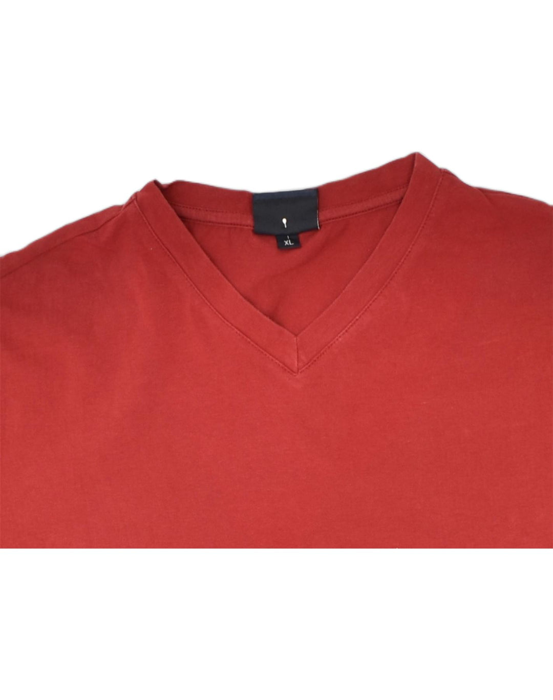 TRUSSARDI JEANS Womens T-Shirt Top UK 18 XL Red Cotton | Vintage Trussardi Jeans | Thrift | Second-Hand Trussardi Jeans | Used Clothing | Messina Hembry 