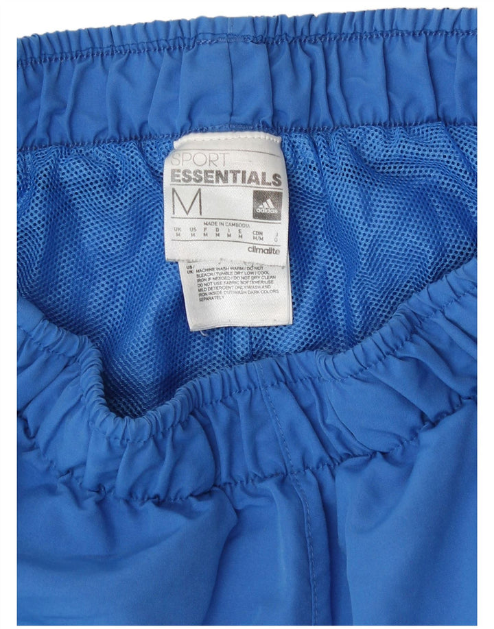 Мужские спортивные шорты Adidas среднего синего цвета из полиэстера