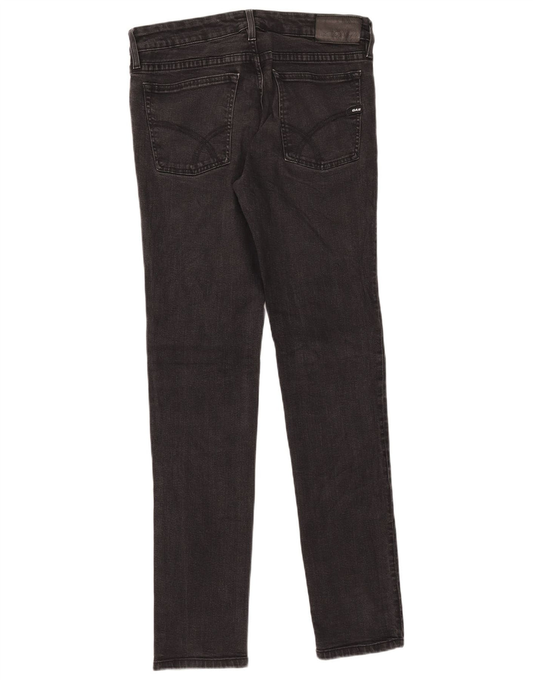 Женские джинсы Gas Anders Slim W33 L34, черный хлопок