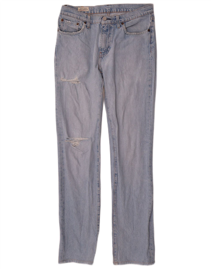 Мужские узкие джинсы Levi's 511 W30 L34 синие, хлопок