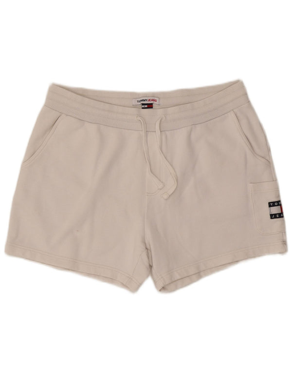 Женские спортивные шорты Tommy Hilfiger UK 16, большие размеры, белый хлопок