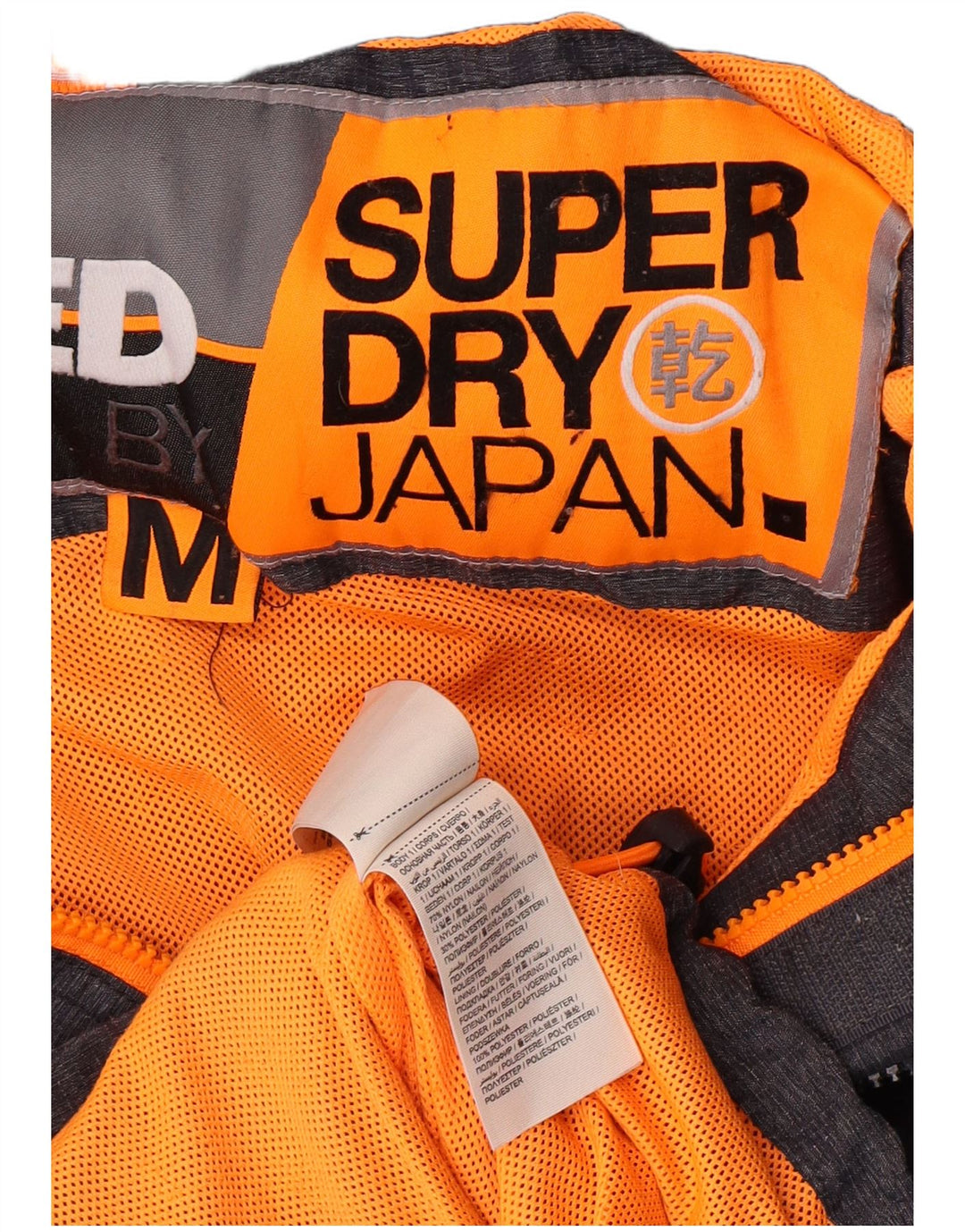 SUPERDRY Женская ветровка UK 14, средний синий нейлон