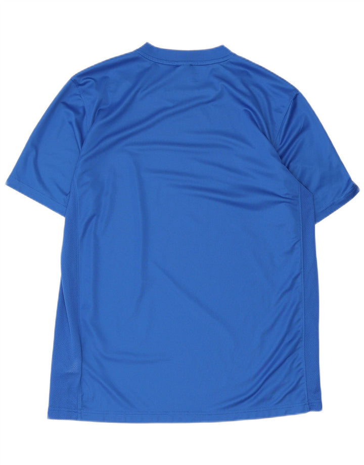 Мужская футболка Nike Dri Fit, большой синий полиэстер