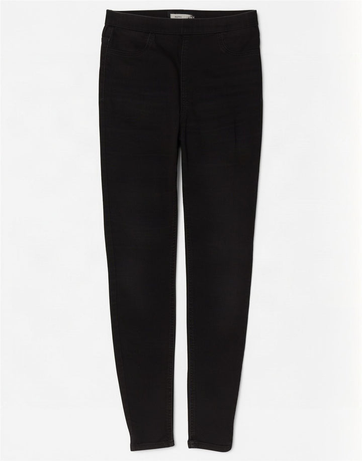 Женские джинсы джеггинсы Marks & Spencer UK 12, средние W30 L29, черные, хлопковые