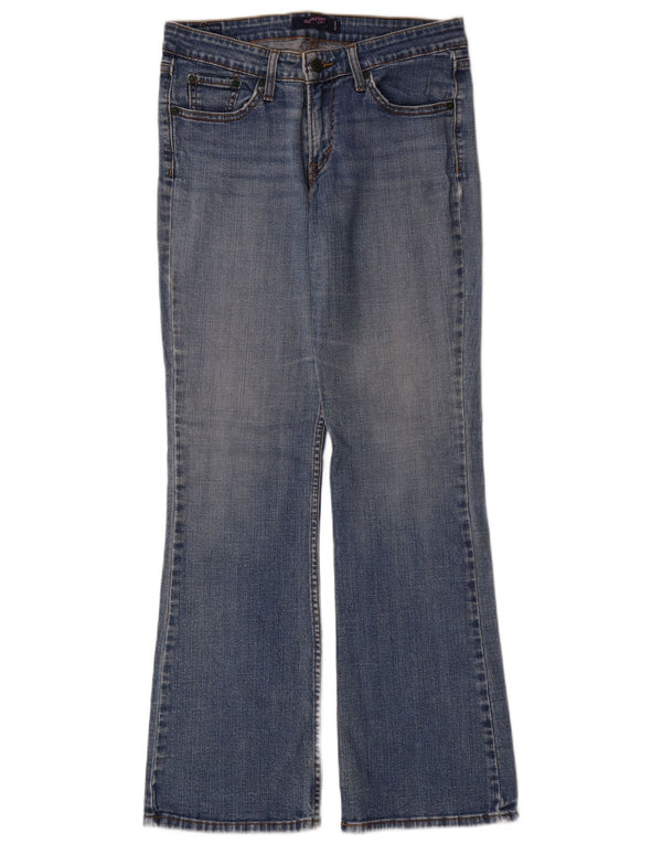 Женские джинсы Levi's 518 Super Low Bootcut, США 9, средний размер W30 L31, синий хлопок