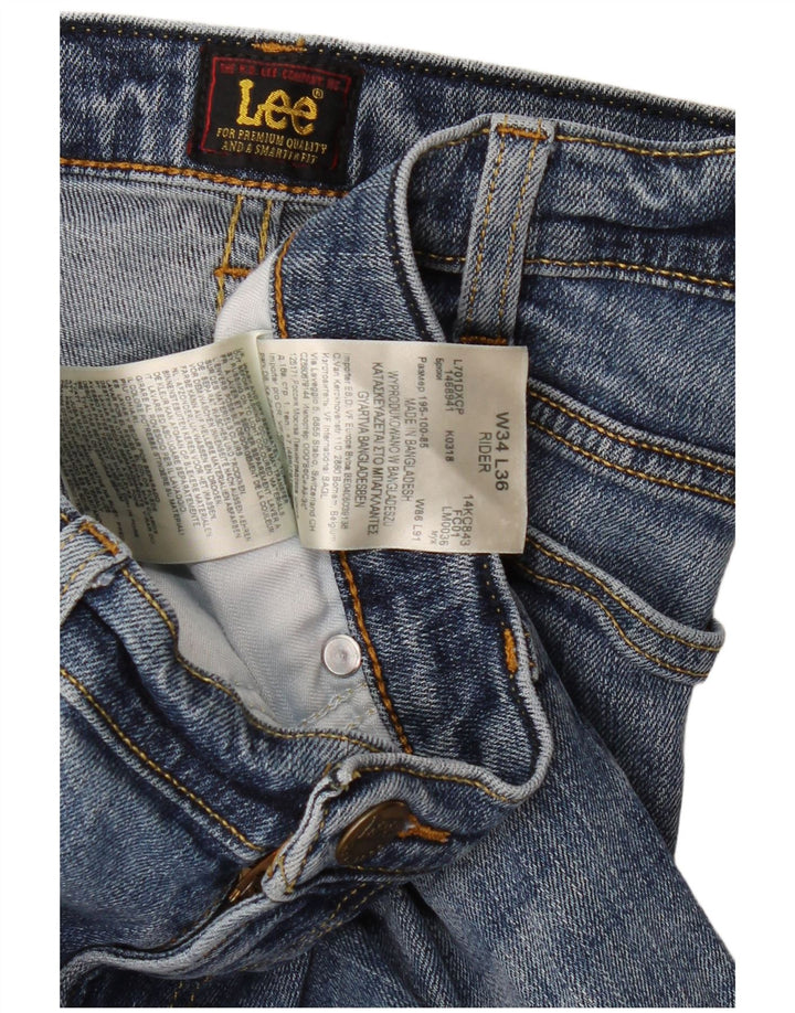 Мужские джинсы LEE Rider Slim W34 L33 синие