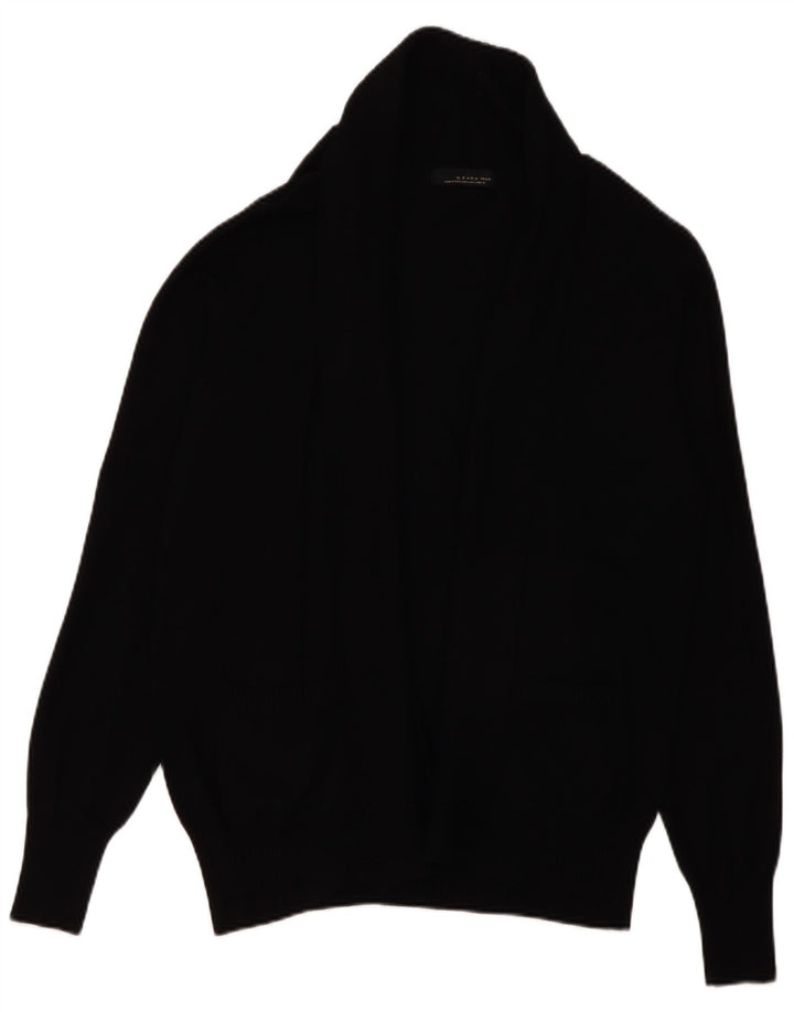 ZARA Mens Cardigan Sweater Large Black