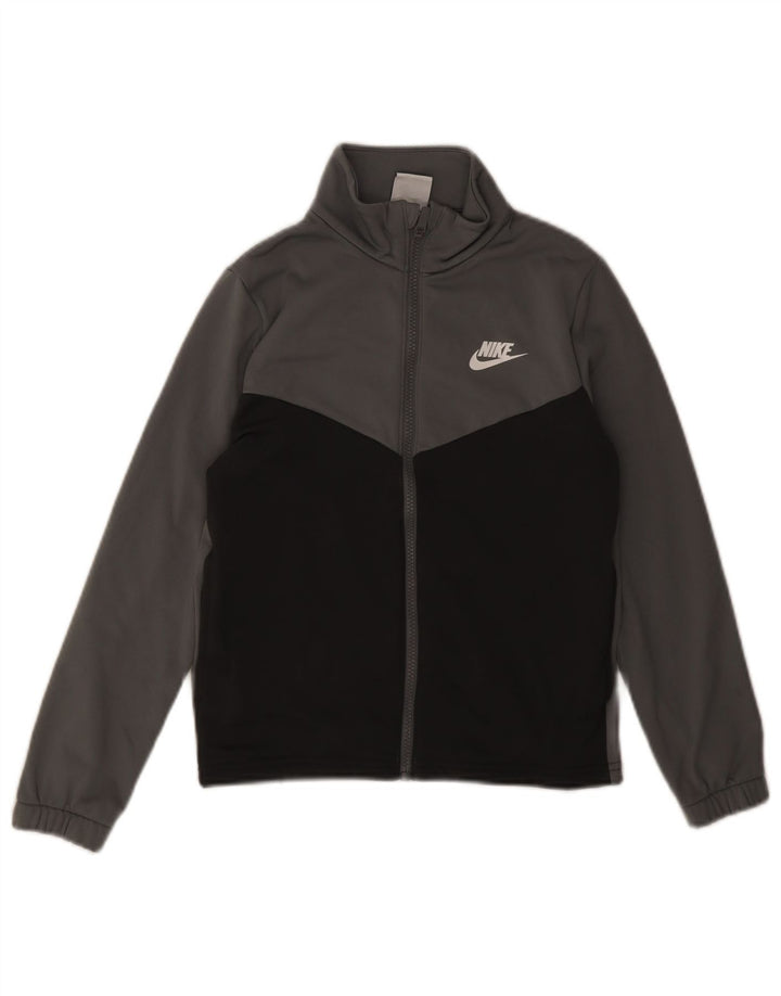 Спортивный костюм с графическим рисунком для мальчиков Nike, 10–11 лет, средний серый цвет с цветными блоками