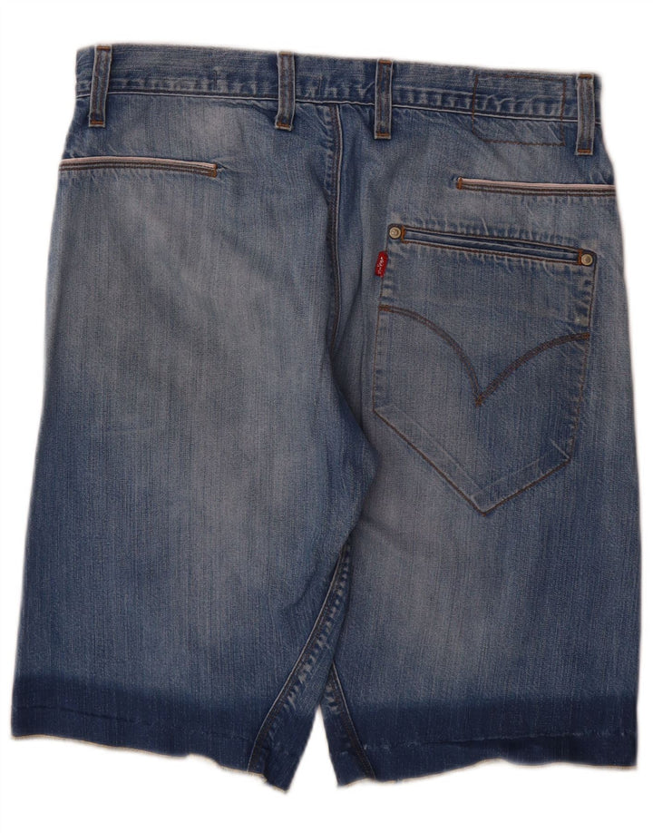 Мужские джинсовые шорты Levi's W34, большие синие, хлопок