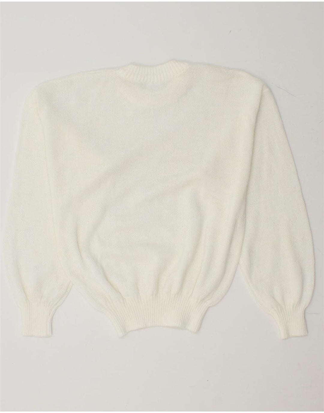 APART Womens Crew Neck Jumper Sweater IT 42 Medium White Vintage Apart and Second-Hand Apart from Messina Hembry 