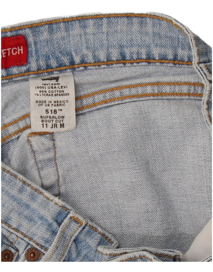 Женские джинсовые шорты Levi's 518 Super Low Medium W32, синие, хлопок