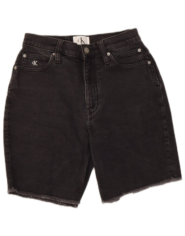 Женские джинсовые шорты с высокой талией Calvin Klein для мам W25 XS, черные