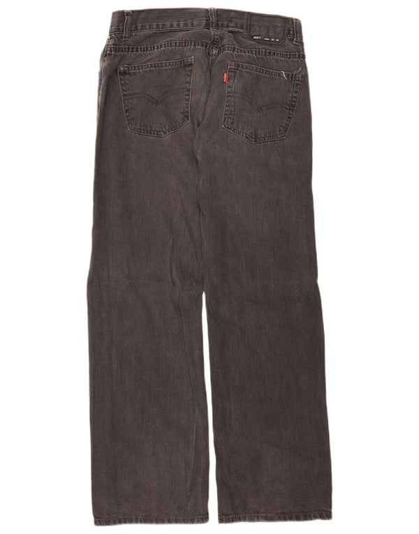 Прямые джинсы Levi's Boys 505 15-16 лет W28 L28 Серый хлопок