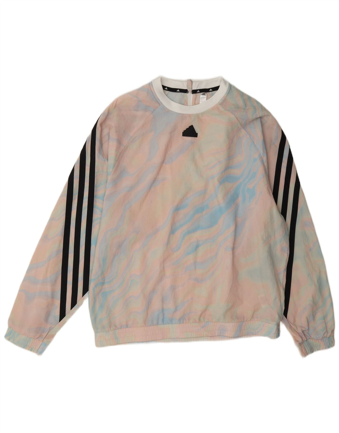 Мужской спортивный костюм-пуловер Adidas, верхняя куртка, средний разноцветный тай-дай