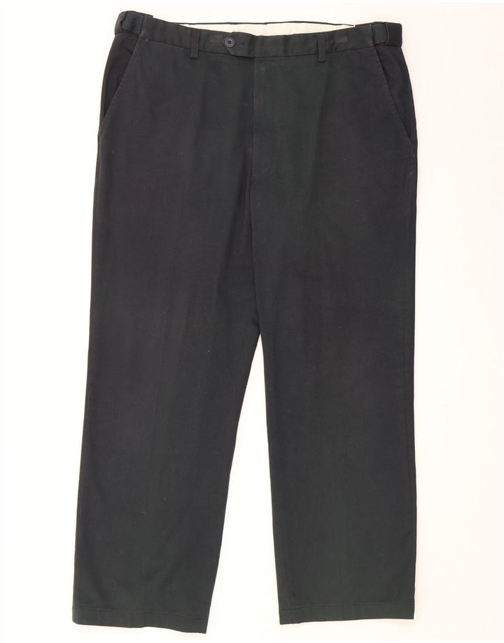 Мужские прямые брюки чинос Marks & Spencer Blue Harbour W38 L29 темно-синие
