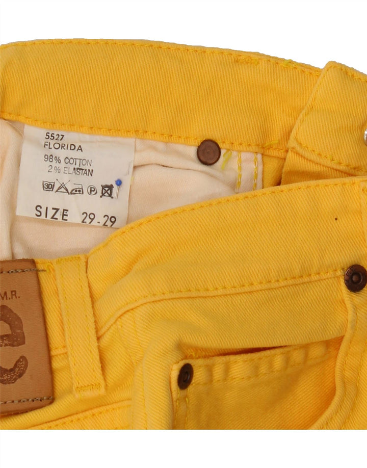 LEE Womens Slim Jeans W29 L29 Yellow Cotton Vintage Lee and Second-Hand Lee from Messina Hembry 