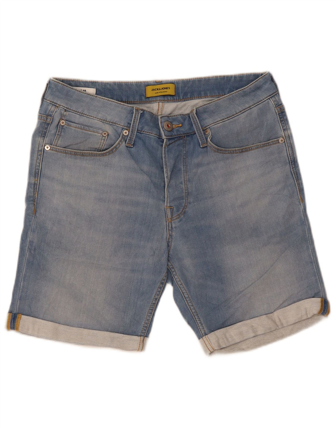 Мужские джинсовые шорты Jack & Jones Regular W32, синие, хлопок