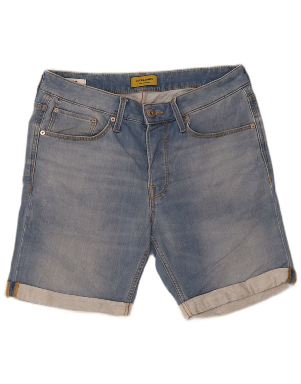 Мужские джинсовые шорты Jack & Jones Regular W32, синие, хлопок