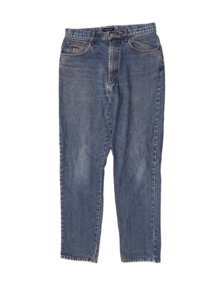 Мужские зауженные джинсы Gant W34 L32, синий хлопок