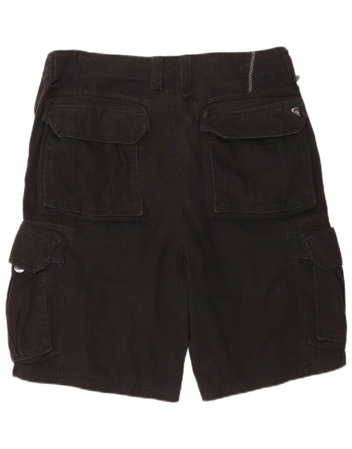 Мужские шорты-карго Quiksilver W34, большие черные, хлопок