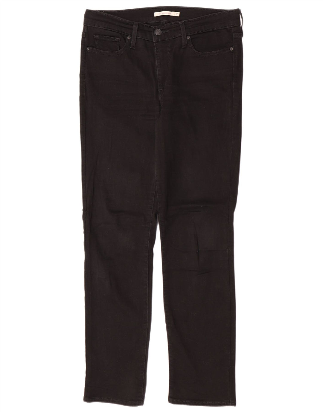 Женские джинсы Levi's 312 Shaping Slim W29 L30, черный хлопок