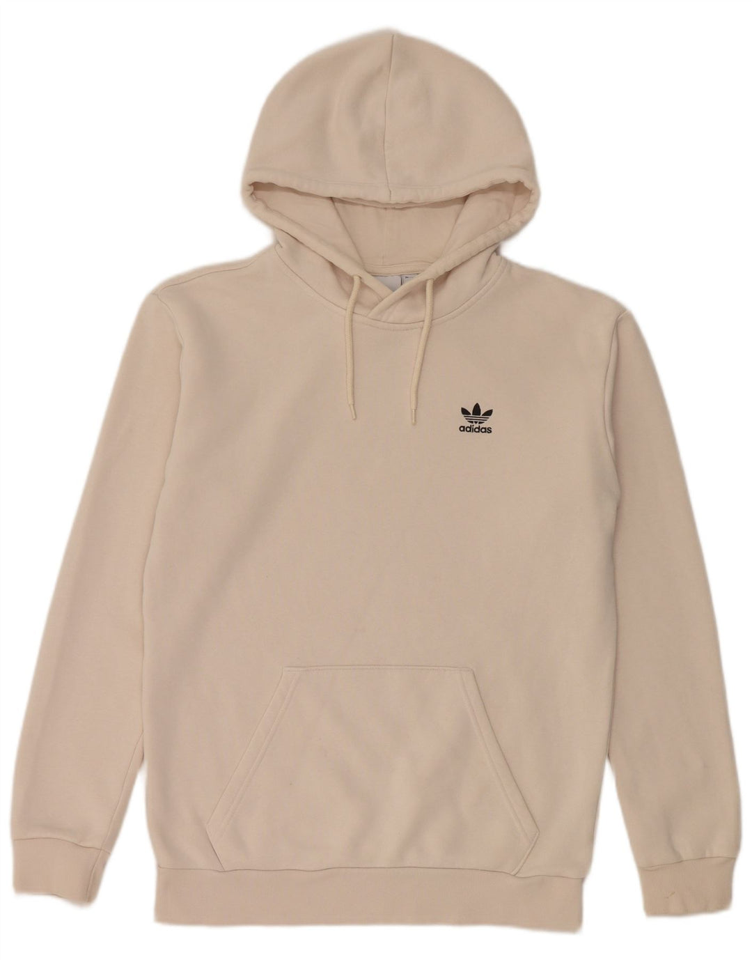 Мужской джемпер с капюшоном Adidas, маленький бежевый, хлопок