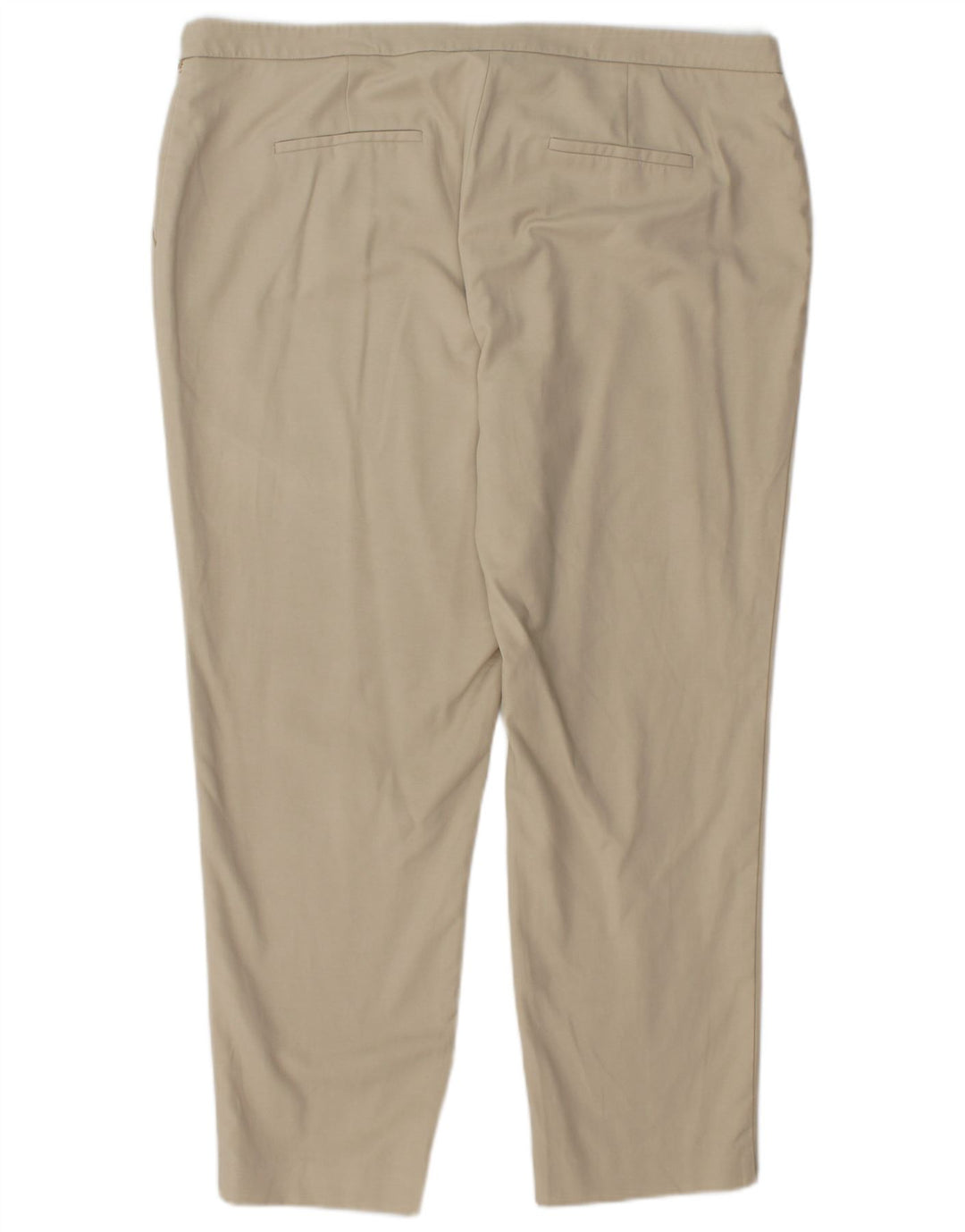 Женские прямые укороченные брюки CALVIN KLEIN США 16 2XL W38 L27 Бежевые