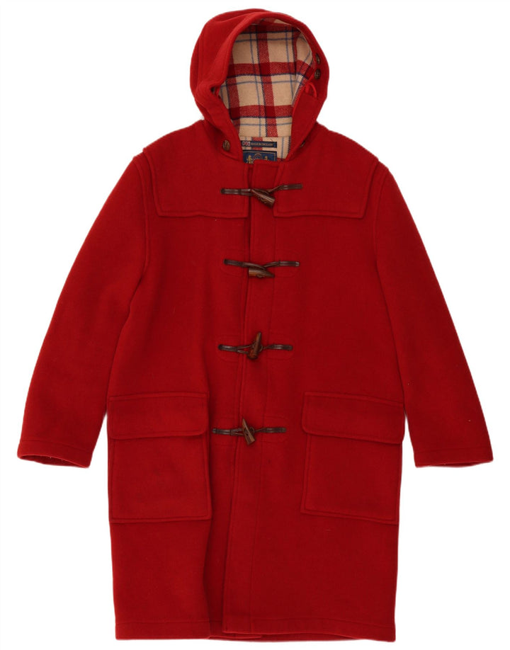 Gloverall Женский дафлкот с капюшоном UK 18 XL Красный